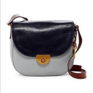 Fossil Emi Colorblock Leather Crossbody